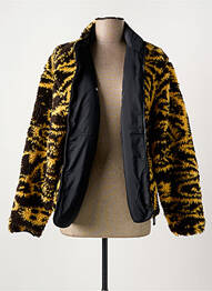 Manteau court jaune OBEY femme