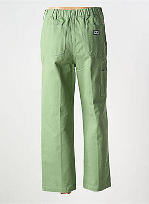 Jeans coupe droite vert OBEY femme
