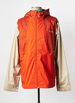 Coupe-vent orange COLUMBIA homme