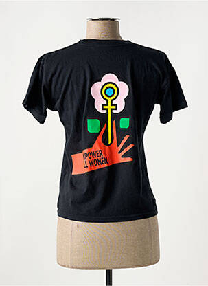 T-shirt noir OBEY femme