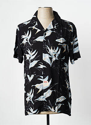 Chemise manches courtes noir SCHOTT homme