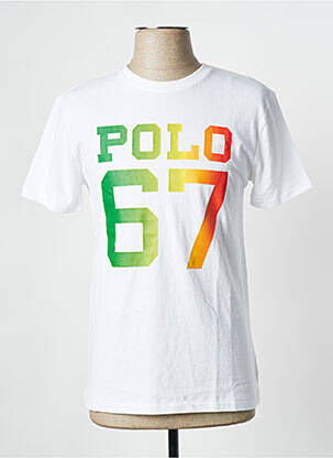 T-shirt blanc RALPH LAUREN homme