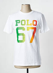 T-shirt blanc RALPH LAUREN pour homme seconde vue
