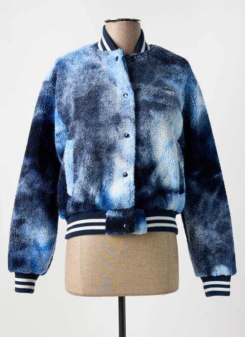 Blouson bleu OBEY pour femme