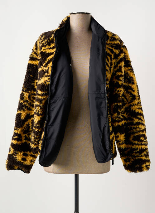 Manteau court jaune OBEY pour femme