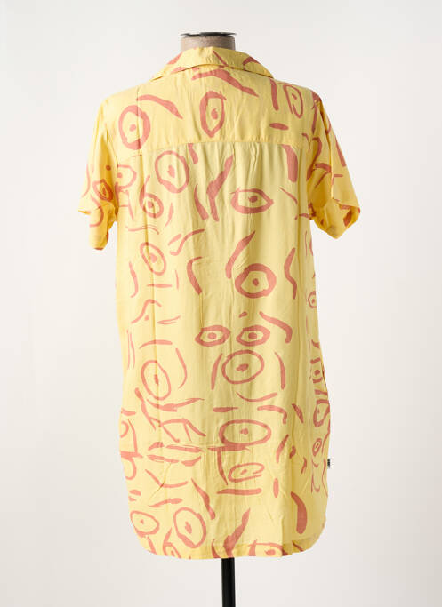 Robe courte jaune OBEY pour femme