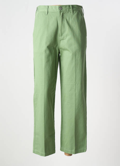 Jeans coupe droite vert OBEY pour femme