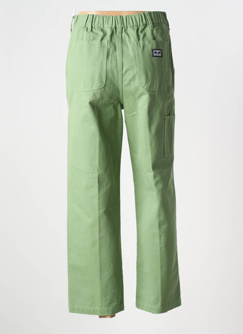 Jeans coupe droite vert OBEY femme