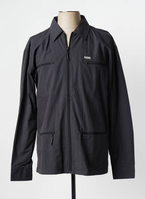 Veste casual noir RAINS pour homme