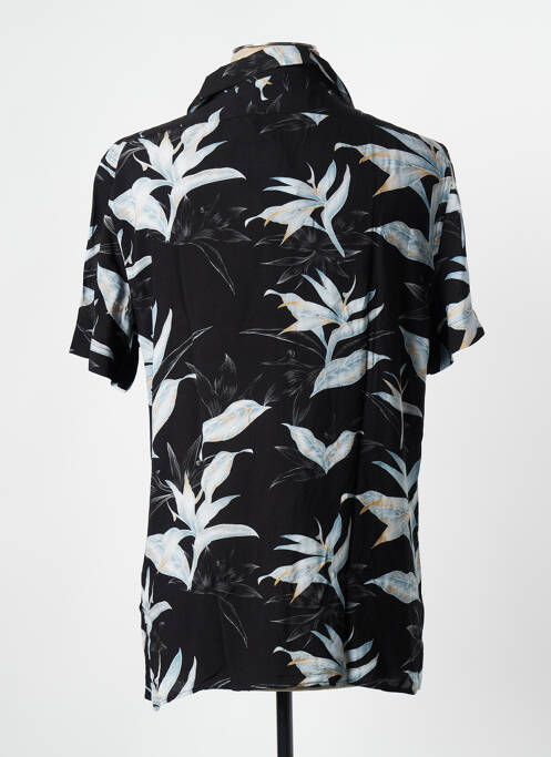 Chemise manches courtes noir SCHOTT pour homme