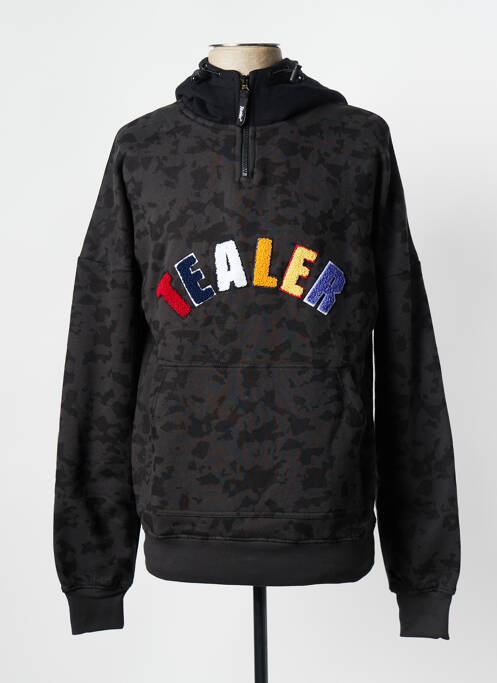 Sweat-shirt noir TEALER pour homme