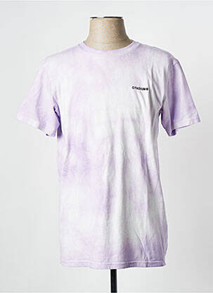 T-shirt violet CITADIUM homme