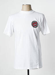T-shirt blanc SANTA CRUZ homme