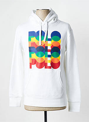 Sweat-shirt blanc RALPH LAUREN homme
