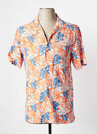 Chemise manches courtes orange FARAH homme