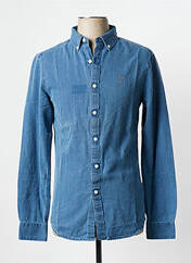 Chemise manches longues bleu FARAH pour homme seconde vue