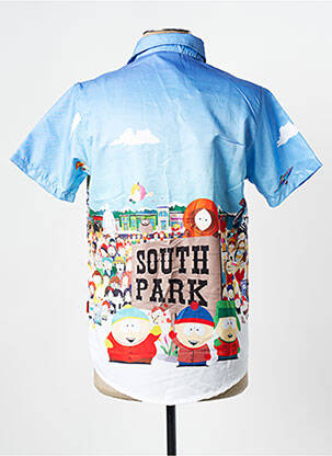 Chemise manches courtes bleu TEALER homme