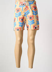 Short de bain jaune EDMMOND STUDIOS pour homme seconde vue