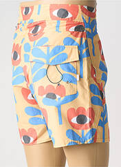 Short de bain jaune EDMMOND STUDIOS pour homme seconde vue