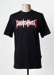 T-shirt noir WASTED PARIS pour homme seconde vue