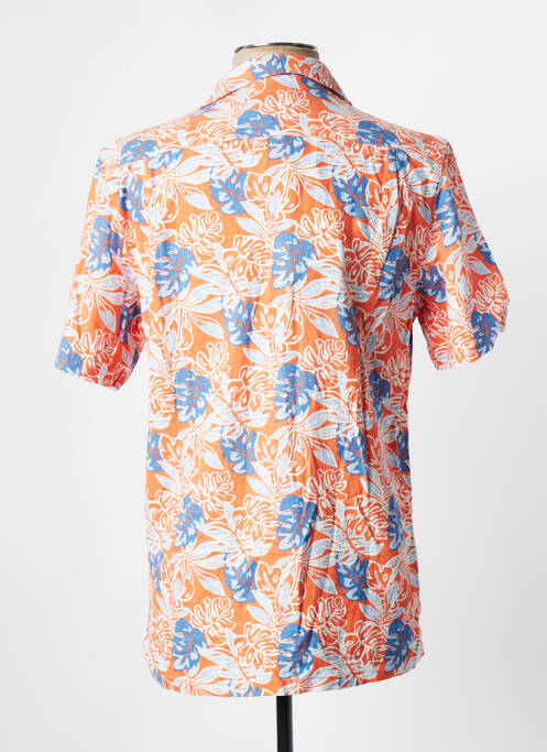 Chemise manches courtes orange FARAH pour homme