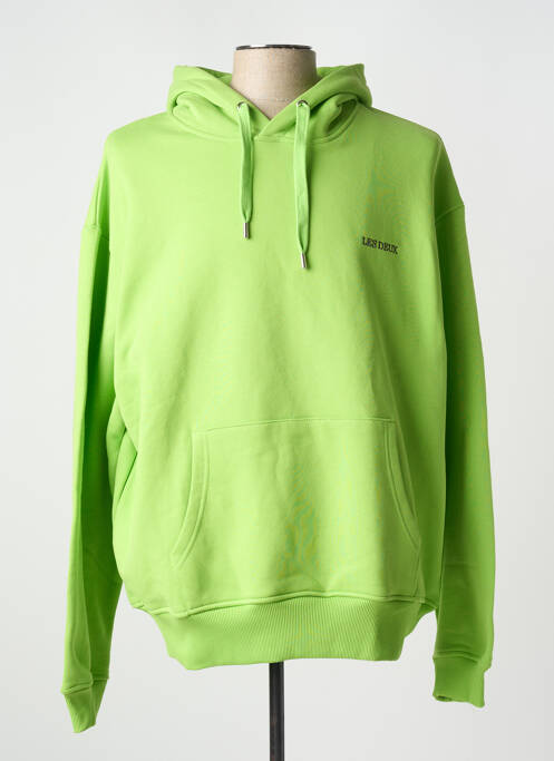 Sweat-shirt vert LES DEUX pour homme