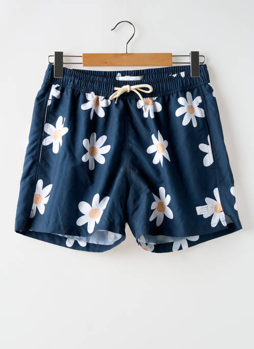 Short de bain bleu EDMMOND STUDIOS pour homme