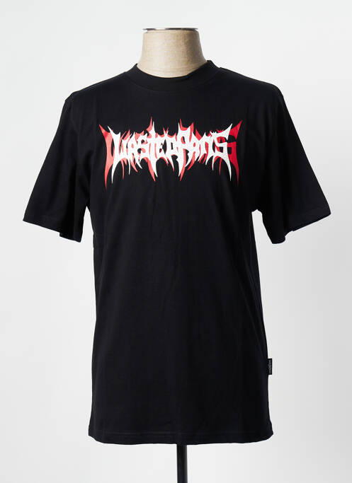 T-shirt noir WASTED PARIS pour homme