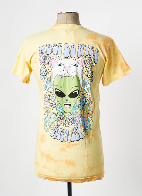 T-shirt orange RIPNDIP pour homme