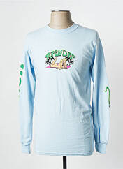 T-shirt bleu RIPNDIP pour homme seconde vue