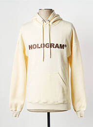 Sweat-shirt beige HOLOGRAM homme
