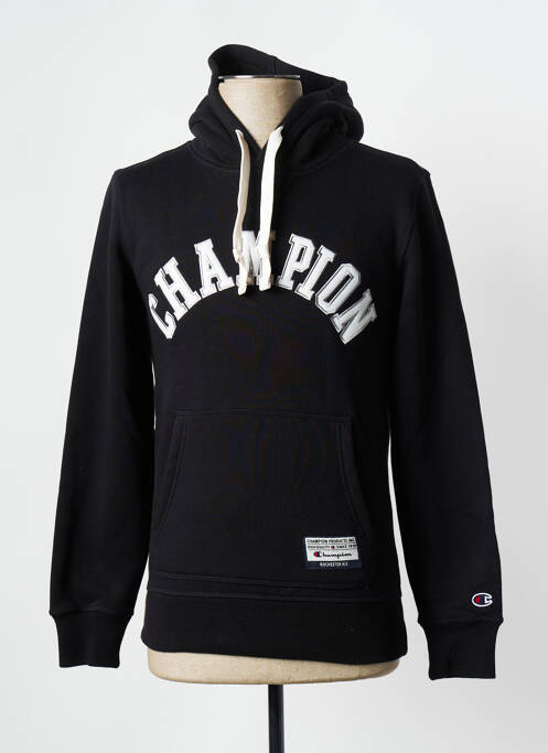 Sweat-shirt noir CHAMPION pour homme