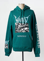 Sweat-shirt vert WASTED PARIS pour homme seconde vue