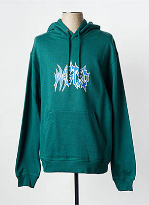 Sweat-shirt vert WASTED PARIS pour homme