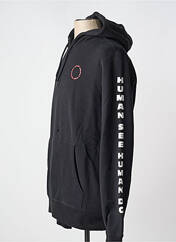 Sweat-shirt à capuche noir ELEMENT pour homme seconde vue