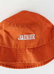 Chapeau orange JACKER pour homme seconde vue
