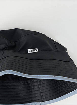 Chapeau noir RAINS homme