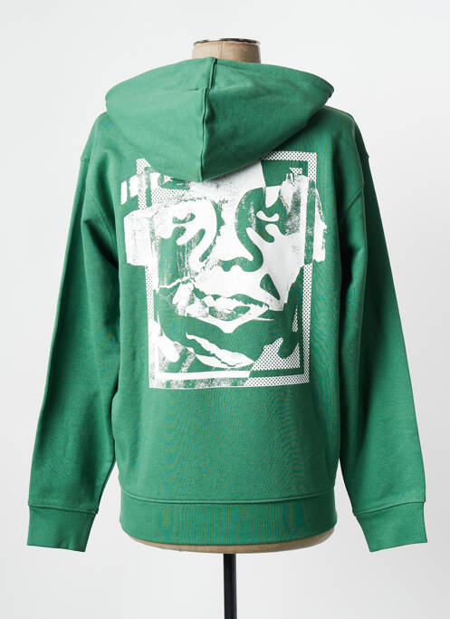 Sweat-shirt vert OBEY pour homme