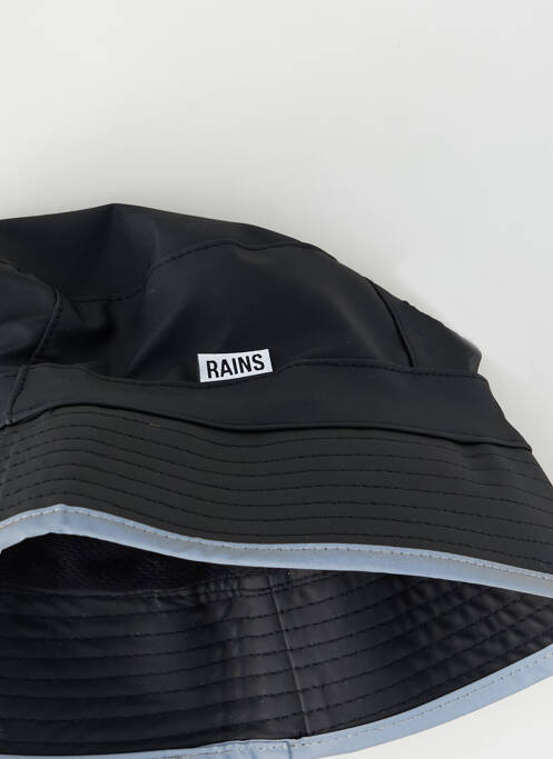 Chapeau noir RAINS homme