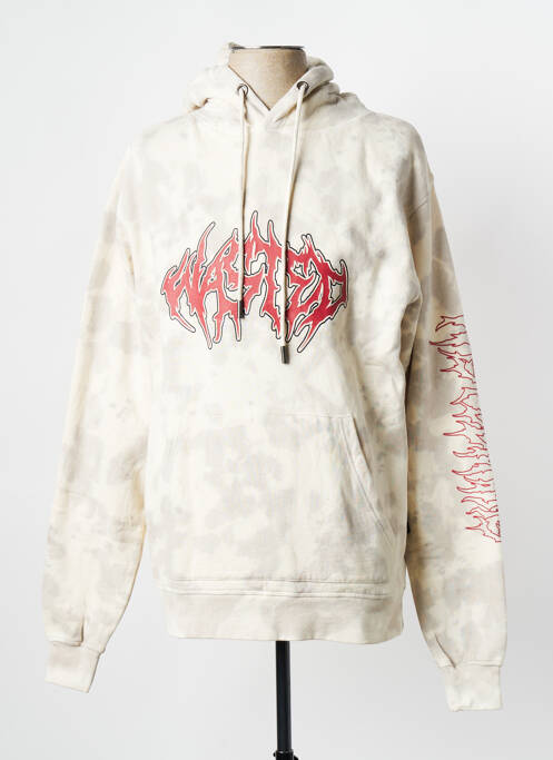 Sweat-shirt gris WASTED PARIS pour homme