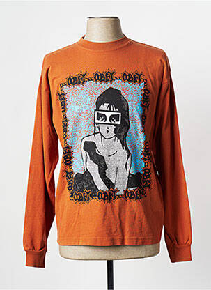T-shirt marron OBEY homme