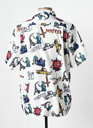 Chemise manches courtes blanc WASTED PARIS homme