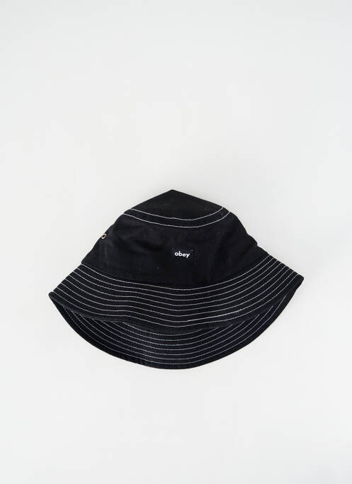 Chapeau noir OBEY pour homme