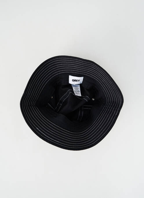Chapeau noir OBEY pour homme