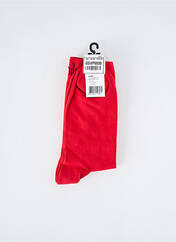 Chaussettes rouge ACHILE pour homme seconde vue