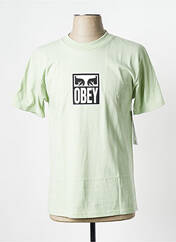 T-shirt vert OBEY pour homme seconde vue
