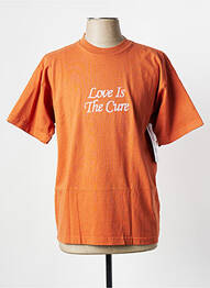 T-shirt orange OBEY homme