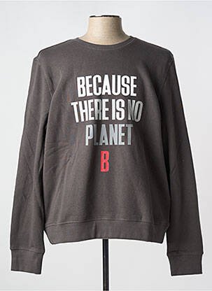 Sweat-shirt gris ECOALF homme