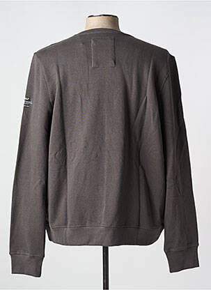 Sweat-shirt gris ECOALF homme
