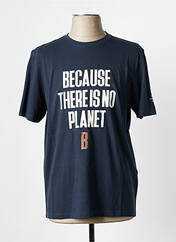 T-shirt bleu ECOALF pour homme seconde vue